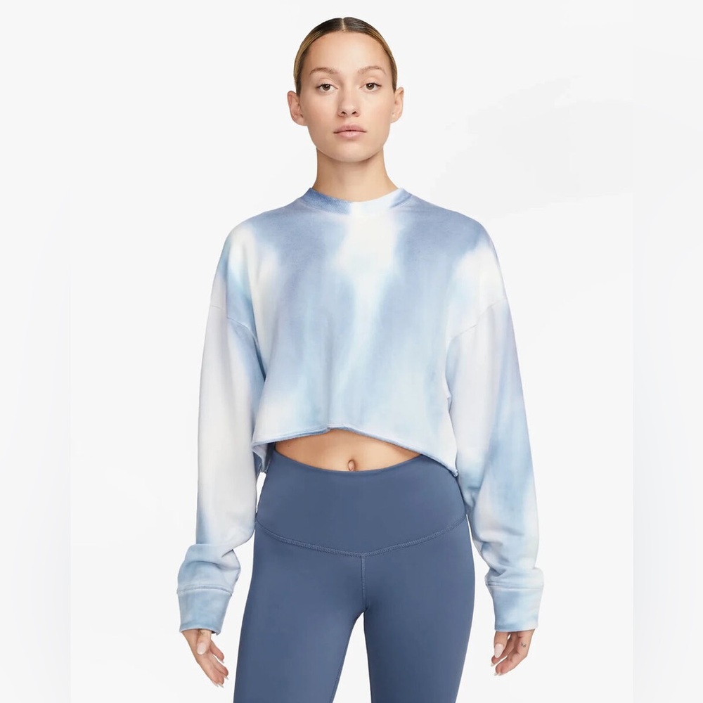 Nike Yoga Luxe Cotton Blend Sweatshirt